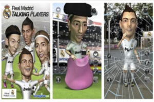 El Real Madrid crea una aplicación que permite dar vida a sus futbolistas