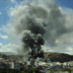 Heridos y afectados en un pavoroso incendio en tres mercados de Honduras