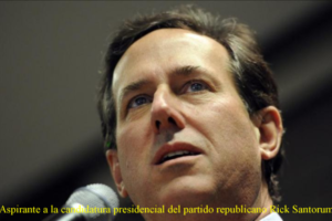 Santorum dice carrera por la nominación presidencial republicana es «cosa de dos»