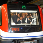 Fernández realiza recorrido de prueba en Segunda Línea del Metro de Santo Domingo