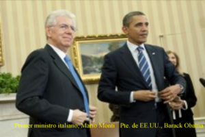 Obama se compromete a apoyar estabilidad europea y alaba liderazgo de Monti