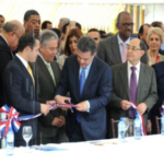 Mandatario inaugura remodelación planta de tratamiento Los Tres Brazos