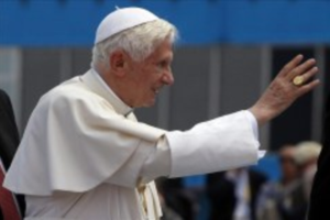 Raúl Castro recibe a Benedicto XVI en Palacio de la Revolución de La Habana