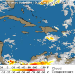 Onamet: continuarán los aguaceros y tormentas eléctricas durante las próximas 60 horas