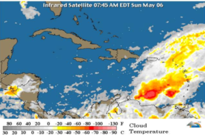 Onamet informa lluvias seguirán este domingo y mañana disminuirían