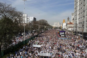 Millones de evangélicos participan en «Marcha para Jesús»