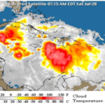 Onamet: ocurrirán chubascos aislados y temperaturas seguirán calurosas