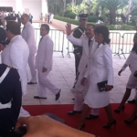 Danilo Medina llega al Congreso para asumir como presidente de RD