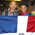 Delegación de atletas dominicanos llega al país desde Londres