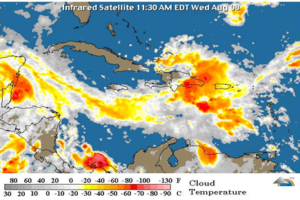 La Onamet informa onda tropical provocará aguaceros dispersos en RD