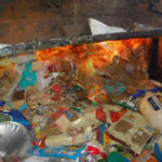 Digenor incinera 2,153 productos decomisados en Supermercados