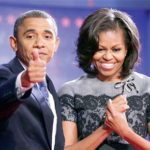 Michelle tras votos para Barack Obama