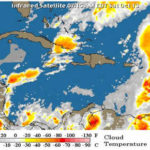 Tormenta tropical Rafael se mueve hacia el Noroeste en aguas del Mar Caribe