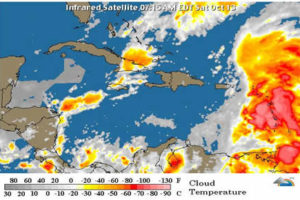 Tormenta tropical Rafael se mueve hacia el Noroeste en aguas del Mar Caribe