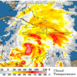 Campos nubosos asociados a ciclón tropical Sandy provocarán aguaceros