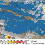 Persiste sistema frontal en porción oriental del país; aviso y alerta para varias provincias