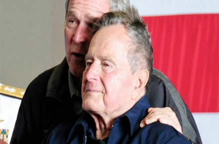 Salud de George Bush padre, en cuidados intensivos, «empeora» por fiebre
