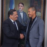 Presidente JCE recibe a campeón Olímpico Félix Sánchez