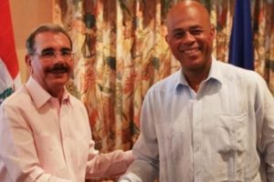 Medina y Martelly hablan de comercio, medioambiente y migración