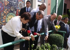 Presidente Medina pondera cualidades de Miguel Cocco en aniversario de su partida