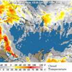 Onamet informa seguirán los aguaceros por vaguada sobre el país