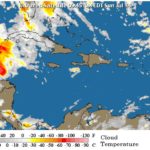 Vaguada y viento del Este-Noreste aumentarán chubascos dispersos con tronadas