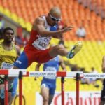 Félix Sánchez Clasifica a la final de los 400 metros con vallas en Moscú