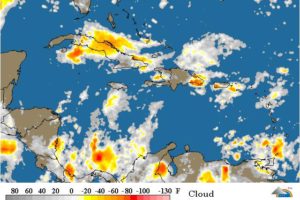 Vaguada al norte del país y viento del Este generarán ocurrencia de aguaceros