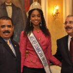 Presidente Medina augura éxitos a Yaritza Reyes en certamen a Miss Universo 2013