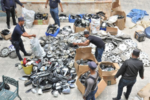 Incautan 6,500 accesorios de autos robados valorados en más de seis millones de pesos