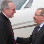 Presidente Danilo Medina llega a Roma