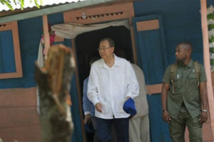 Ban Ki-moon, llegará a las 6:00 al país procedente de Haití