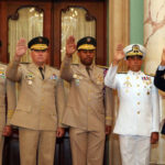 Presidente Medina juramenta ministro de Defensa y demás altos mandos militares