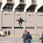 Capítulo NFPA hizo un «Simulacro de rescate de víctimas en altura»