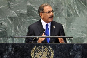 Presidente Medina tiene como temas clima y políticas de desarrollo en encuentro anual de la ONU