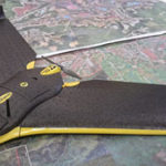 Equipo de la encuesta en la mina de Pueblo Viejo se pone ojos vista de un pájaro con vehículos aéreos no tripulados