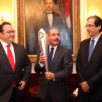 Presidente Medina recibe al gobernador de Veracruz