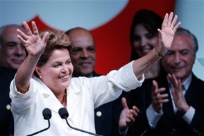 Rousseff celebra su victoria e insta a la «unidad» de todos los brasileños