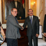 Silvio Rodríguez visita al presidente Danilo Medina