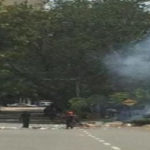 Protestan en la UASD; AMET dispone cierre de vías aledañas