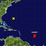 Danny se transforma en el primer huracán del Atlántico en 2015