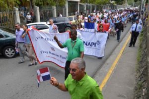 Onapi realiza caminata por aniversario de la Independencia Nacional