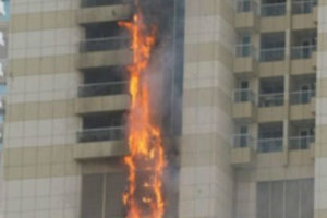 Incendio en torre Sulafa de 75 pisos en Dubai causa evacuación masiva