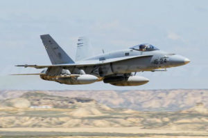 ¡Susto! Avión de la Fuerza Aérea de EEUU se estrella durante entrenamiento