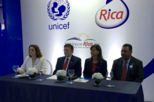 Grupo Rica y Unicef se unen por una buena causa social