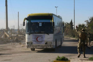 Más de 300 extremistas salen de ciudad siria de Homs
