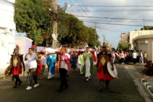 Parroquias realizan viacrucis este Viernes Santo