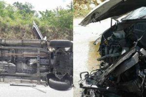 Hijos de pastor Ezequiel Molina sufren aparatoso accidente en el Este