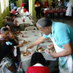 DGDC celebra 25 años Almorzando con Pacientes del Leprocomio de Nigua