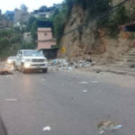 Reportan protesta en la carretera vieja Caracas – Los Teques